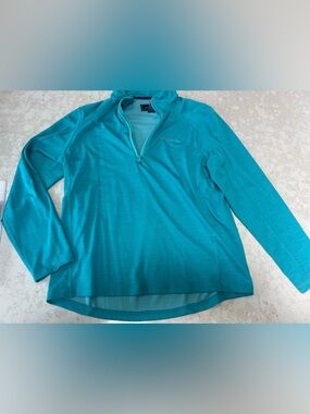Vineyard Vines Bright Teal Half-Zip Pullover